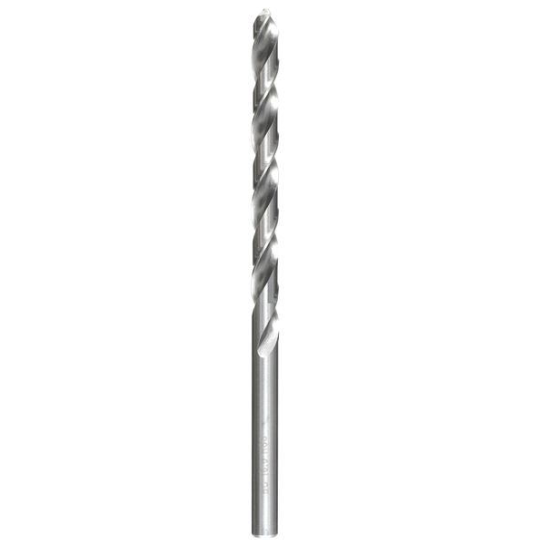 kwb HSS Metal Drill Bit Ø 4mm, Extra Long, Right-Cutting, Pointed Edge, Drill Machine Accessory