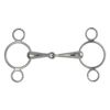 Shires HOLLOW MOUTH TWO RING GAG (5")