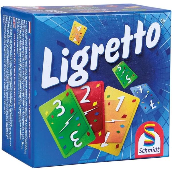 Schmidt | Ligretto Blue | Card Game | Ages 8+ | 2 to 4 Players | 15 mins Minutes Playing Time