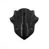 Black Double Bubble Windscreen Windshield For Kawasaki Z900 2017 2018 2019