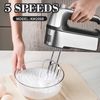 Electric Hand Mixer Kitchen Handheld Mixer 5 Speed Powerful for Baking Cake Eggs