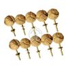 Samara Nautical 12 Knotty Door knobs - Nautical Drawer pulls - Jute Rope Drawer pulls S