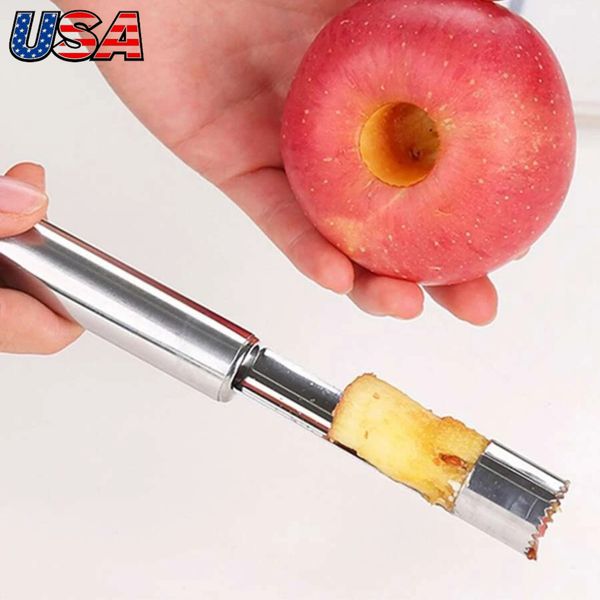 1 Pc Apple Corer Stainless Steel Core Seed Remover Easy Twist Kitchen Fruit Pear