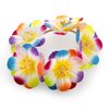 Bright Multicolour Elasticated Flower Hair Scrunchie