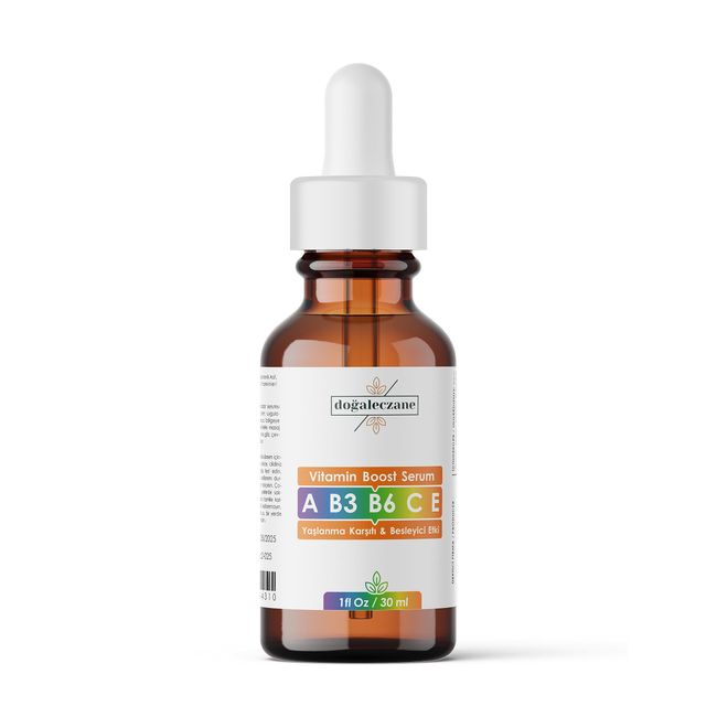 Vitamin Boost A-B3-B6-C-E- Serum + Vitamin C Panthenol Collagen Serum