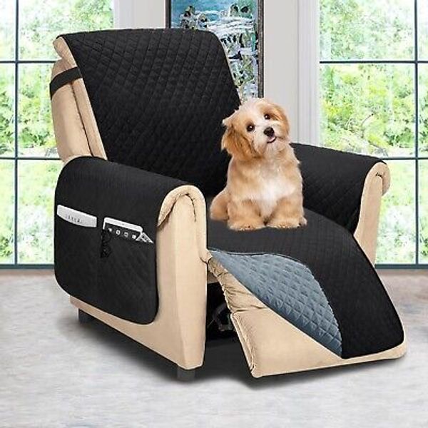 ASHLEYRIVER Reversible Recliner Chair Cover, Sofa Covers for Dogs,Sofa Slipco...