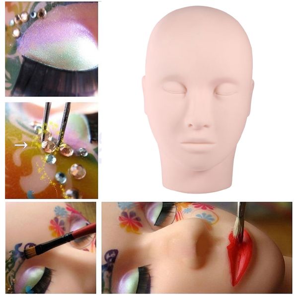 1PC Upgraded Make Up Mannequin Head Smooth Surface Training For False Eyelas SD1