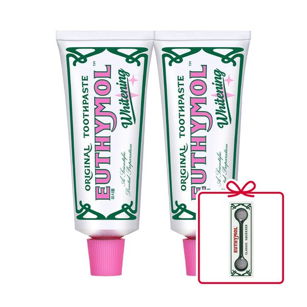 Yusimol Whitening Toothpaste 106g x 2 + Special Gift (1 Squeezer)