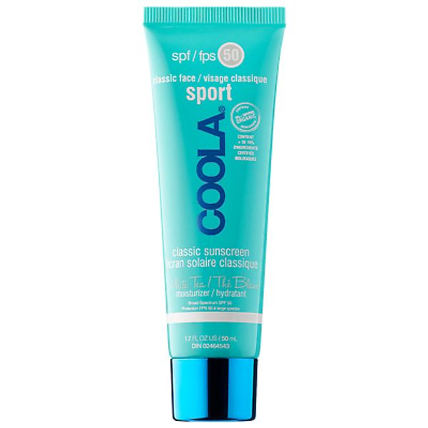 COOLA Sport Face Sunscreen Lotion SPF 50 White Tea, M0NI-M000