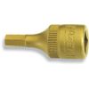 HAZET 8501-4 Hexagon Profile Screwdriver Socket - CVD-Tin Coated