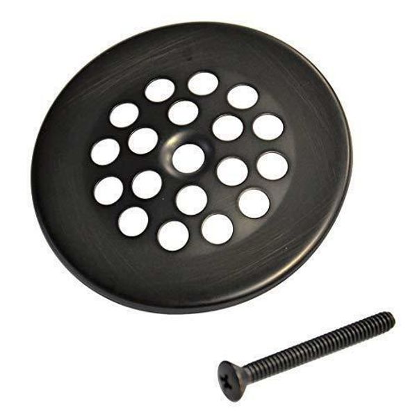 DANCO Tub and Shower Bath Grid Drain Strainer with Screw, 2-7/8 Inch, Oil Rubbed