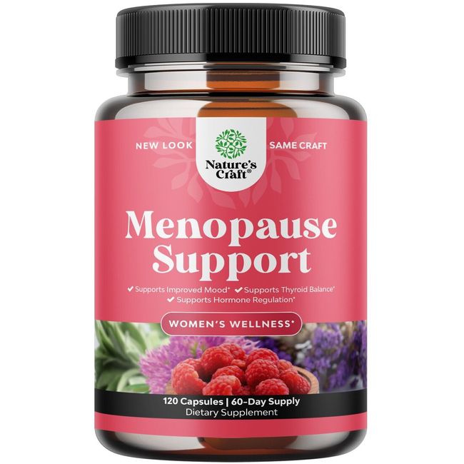 Complete Herbal Menopause Supplement for Women - Multibenefit Menopause Relief