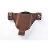 Genuine Leather Holster for Smartphone (Right) Chocolate