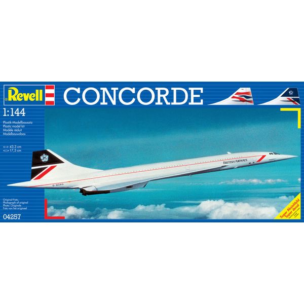 Revell 04257 Concorde 1:144 Scale Unbuilt/Unpainted Plastic Model Kit