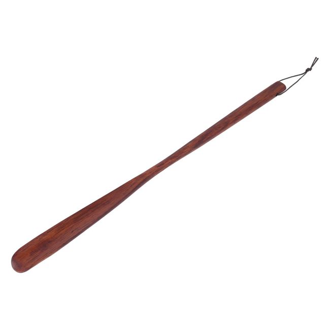 Fuji Boeki 17543 Shoehorn Long Shoe Horn, Length 21.7 inches (55 cm), Brown, Natural Wood