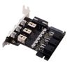 3 Festplatten Control System Intelligent Control Management System HDD SSD Power Switch mit Low Profile Bracket