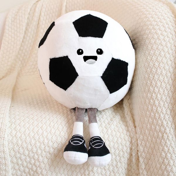 Soccer Ball Plush Soccer Stuff, Cute Soccer Gifts for Boy, Soft Sports Pillows Soccer Ball Pillow Soccer Stuffed Animal Room Decor (Soccer)