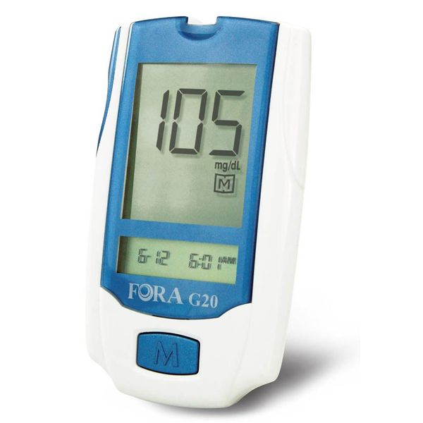 FORA G20 Blood Glucose Meter for Diabetes and Health Monitoring