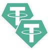 Tether Crypto Stickers 2 Pack