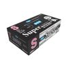 Fuji Super Nitrile Gloves, Powder-Free, Black, Medium, 100 Pieces