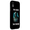iPhone XR No Logs No Crime Creative Coding Design Hacker Smartphone Case