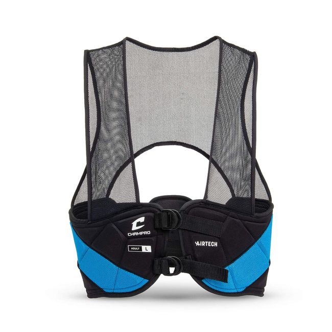 Champro Air Tech 3 Adult Rib Vest (Black, Medium)