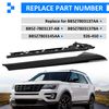 1Pair Left Driver Side For Ford Explorer 11-19 Windshield A-Pillar Molding Trim