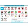 Don't sit here 9cm x 9cm warning 5 small stickers stickers labels