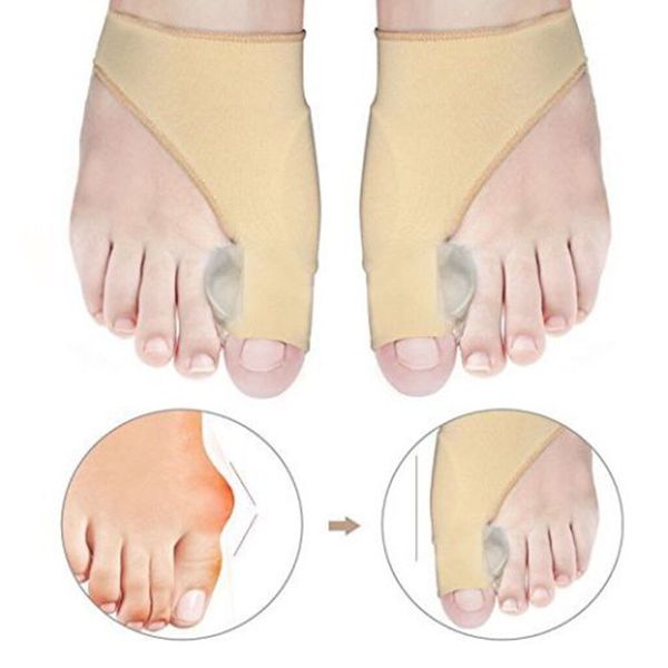 2Pcs Valgus Big Toe Bunion Straightener Splint Corrector Pain Relief Foot Care