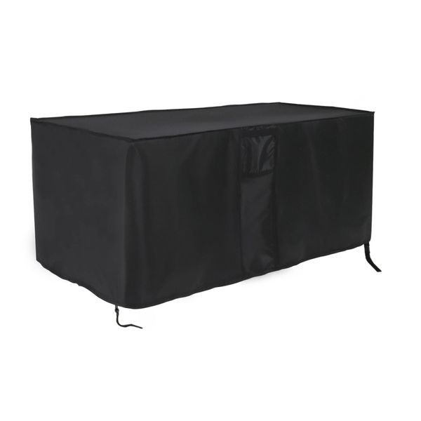 Jungda Outdoor Storage Box Cover for Keter XXL 230 Gallon Plastic Deck Storage Container Box,Waterproof Patio Storage Box Cover - 58 x 33 x 34 Inch