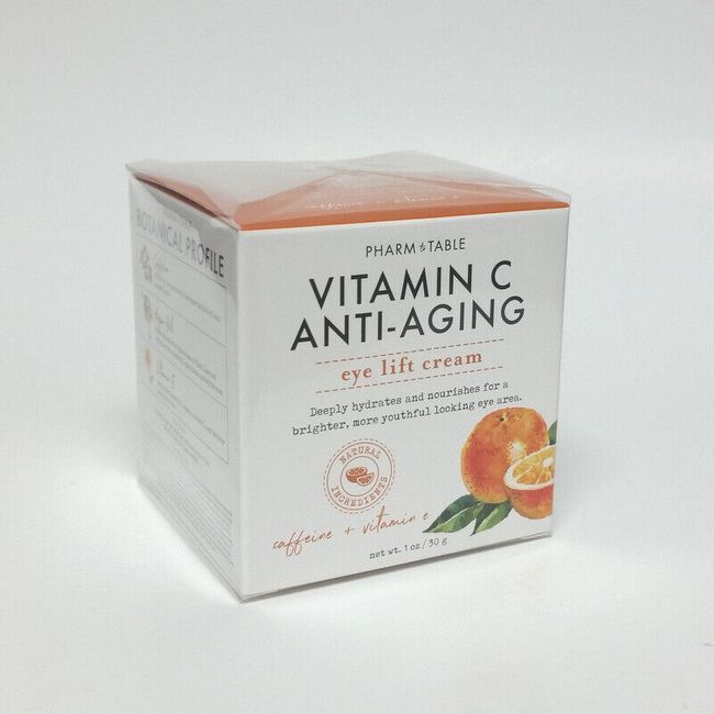 Pharm to Table Anti-Aging Eye Lift Cream with Caffeine & Vitamin C 1 oz - 30 mL