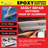 STAR BRITE Epoxy Aluminum Putty Stick - Make Fast, Permanent Repairs - Even Underwater - Aluminum 4 OZ. (087004)