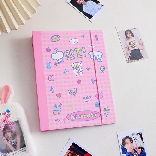 A5 Zipper Binder Photo Album Cover & Inner Page Photocards Collect