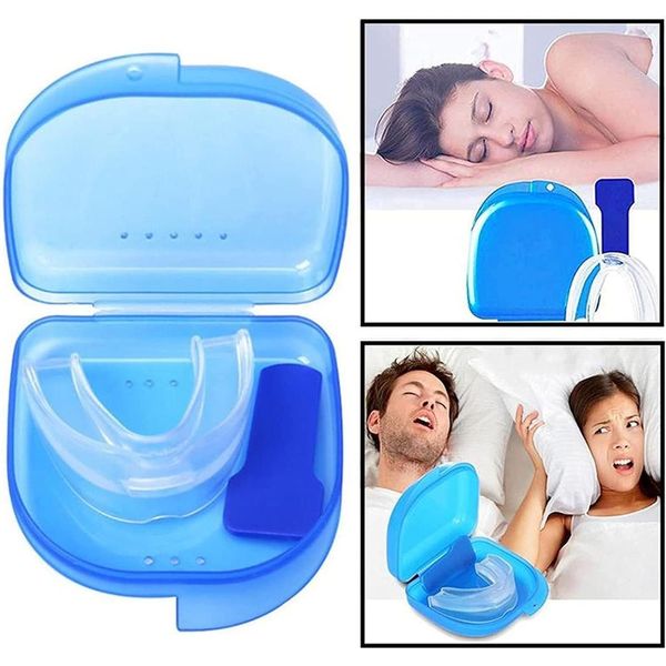 LDATY Anti Snore Mouth Guard for Teeth Grinding,Anti Grinding Mouth Guard for Sleeping,Teeth Retainers and Improve Sleep Clear Reusable Teeth Grinding Guard,Mouth Guard to Prevent Bruxism