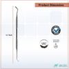 10 Pcs Professional Plaque Remover Kit Oral Care Tools Stainless Steel Double Ended Dental Picks with Scraper, Mouth Mirror, Tweezers & Plugger for Gum Care Cleaning Set with Carrying Case