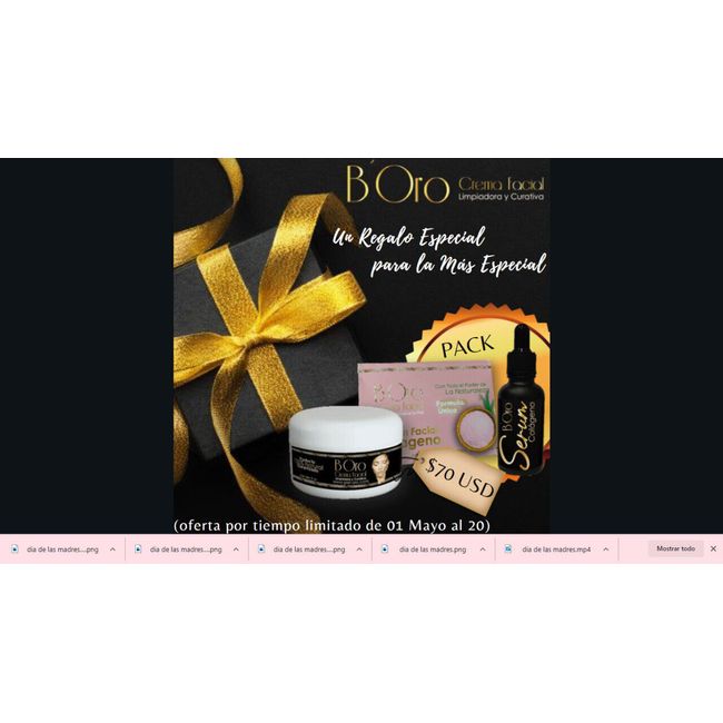 Kit Completo De Crema Boro Limpiadora Y Curativa Antiedad