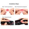 8 Piece Silicone Joystick Thumbstick Caps - Design, Switch/Switch Lite Compatible, Multi-color