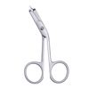 Stainless Steel Eyebrow Scissors Handle Shaped Eyebrow Tweezers Straight Flat Tip Tweezers Hair Plucker for Trimming and Shaping, Face Care Tools for Women
