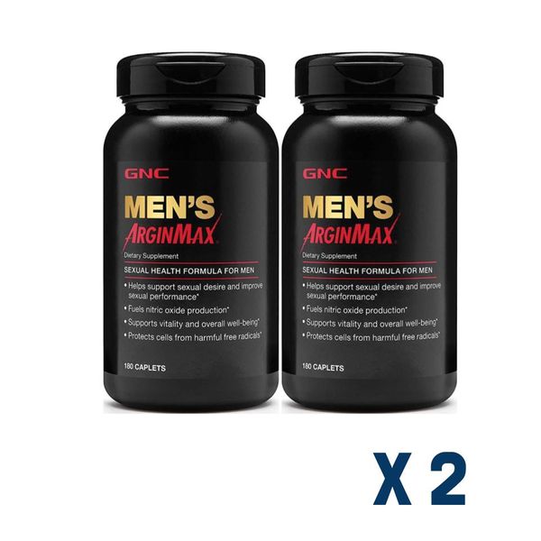GNC Men's Arginmax 180 Tablets, 2 Pack