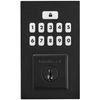 Kwikset 9260CNT-514S Contemporary SmartCode Keypad Electronic Deadbolt SmartKey Matte Black Finish