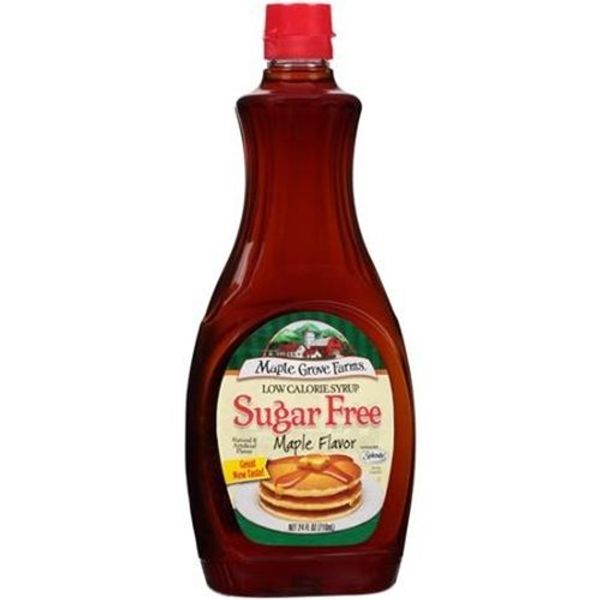 Maple Grove Farm Sugar Free Maple Flavor Syrup 710 ml, Low Carb, Diabetic