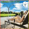 Standing Misters For Outside Patio, Adjustable Height 4.1ft Stand Misting System