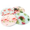 Black Ginger Flamingo Coasters - Set of 4