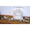 Langley Models Conservatory chairs tables N Scale UNPAINTED Metal Model Kit A48