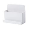 joyjorya TV Remote Control Holder Wall Mounted, Sticky Remote Tidy Caddy Organizer White