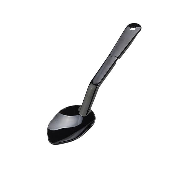 We Can Source It Solid Spoon 11" Black Polycarbonate Buffet Catering Food Service Spoons for Kitchen Restaurant