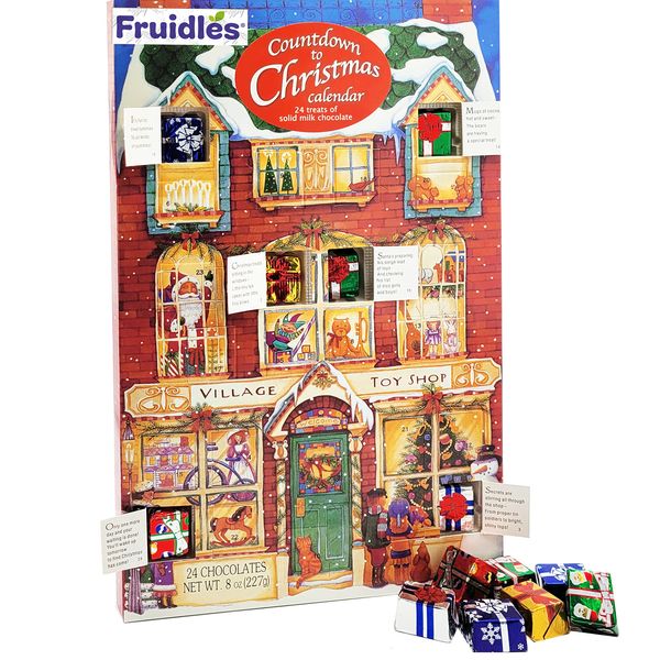 Christmas Calendar Advent Chocolate, Village Toy Shop Countdown To Christmas Calendar (Single)