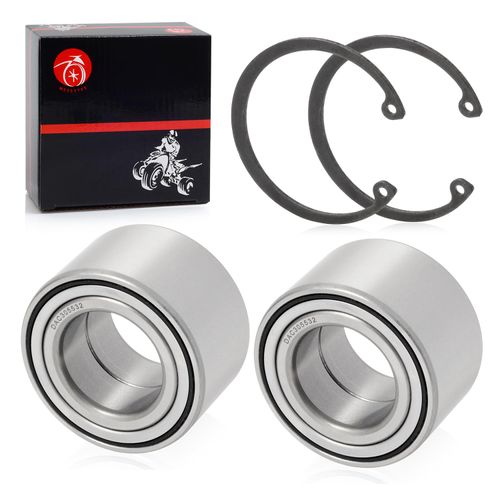 2pcs Heavy Duty Rear Wheel Bearing 30x55x32mm + CIRCLIP For YAMAHA Grizzly 350 400 450 550 660 700 Kodiak 400 450 700 Big Bear 400 93305-00602-00