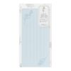 Midori 89576006 Single Pencil Notebook with Envelope, Flower Colored Washi, Blue