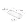 YOHAKU MG-0402 Multi Pocket Small Small Drainer Pure White
